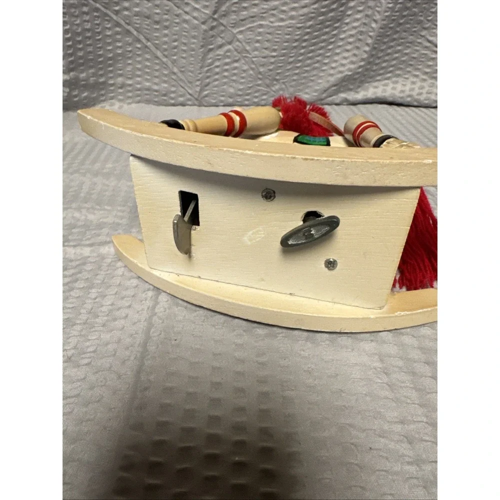 Vintage‎ Wooden Musical And Moving Rocking Horse. Tested. 8 Inches Tall